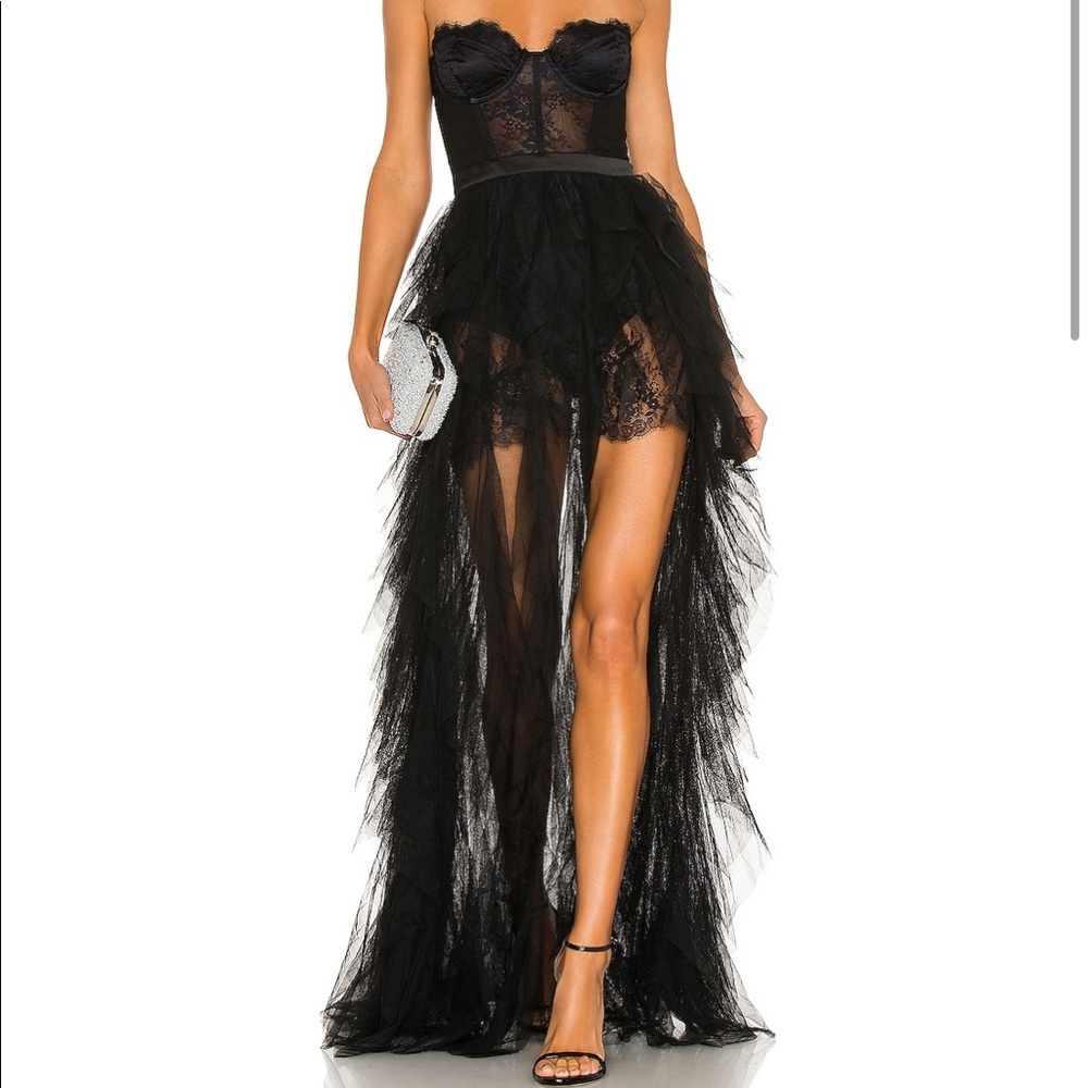 For Love and Lemons X Revolve Bustier Gown NWT